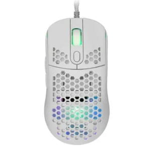 Gejmerski miš White Shark Galahad  White RGB